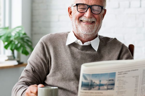 grandfather-newspaper-coffee