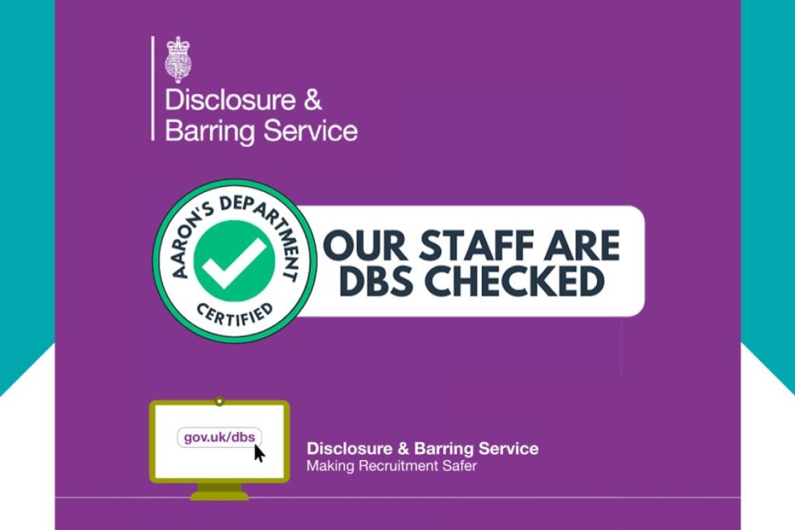 our staff are dbs checked news