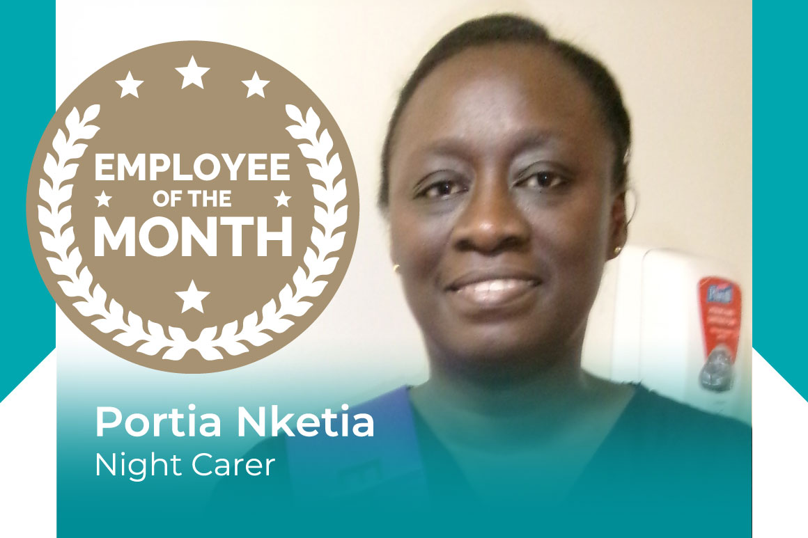 employee month portia nketia