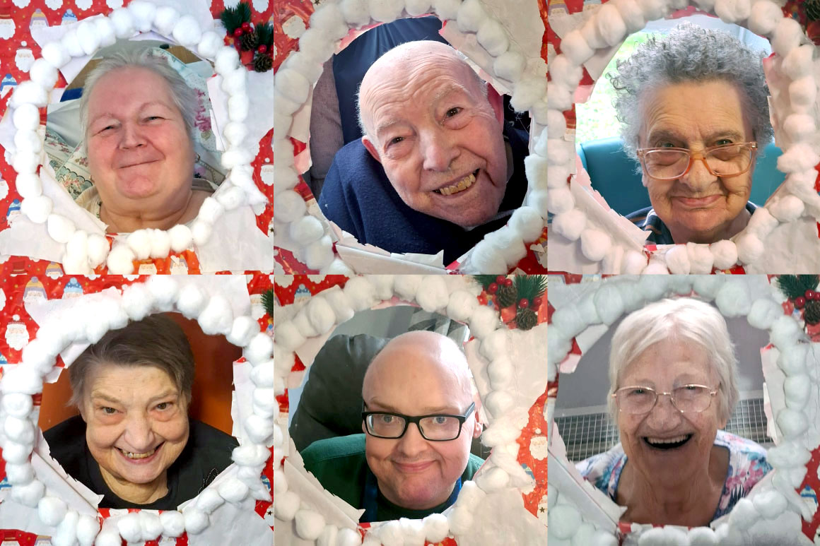 festive photo fun aegis residential care home