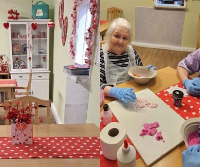 Valentines Activities Aegis Residential Care Home, PontefractMain