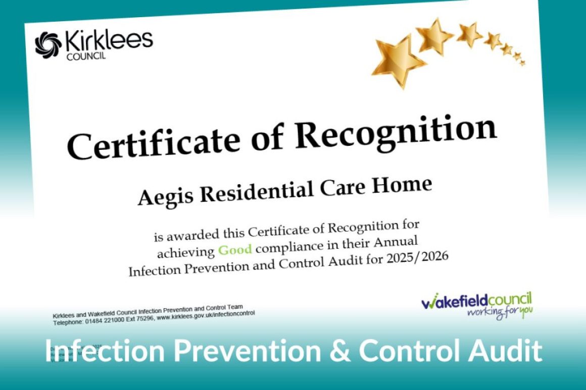 infection prevention control audit aegis residential