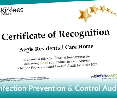 infection prevention control audit aegis residential