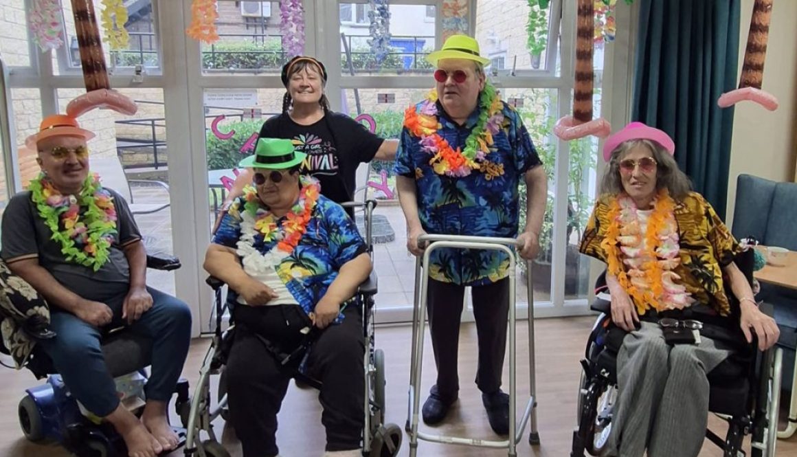 carnival time lister sherrington house nursing homes