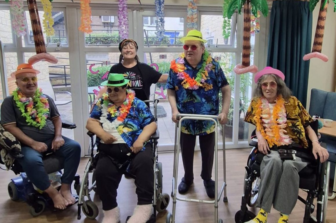 carnival time lister sherrington house nursing homes