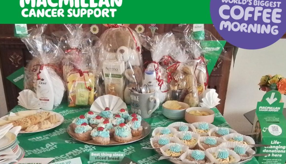 macmillan coffee morning lister house september 2026