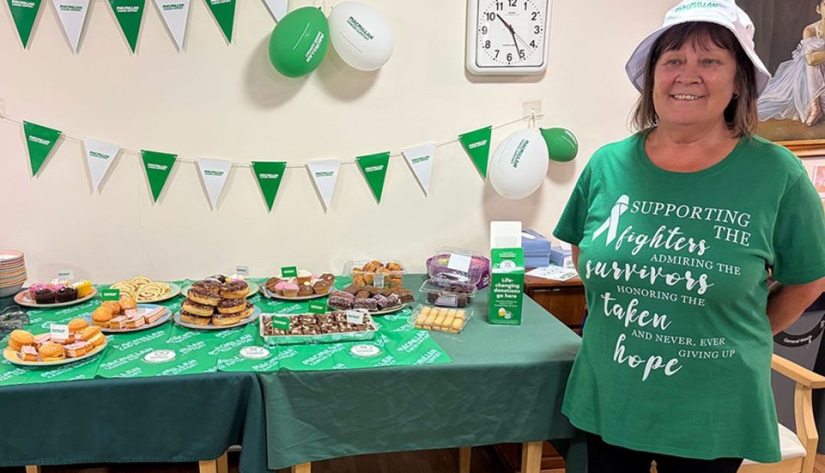 macmillan coffee morning fundraising sherrington house october 2026