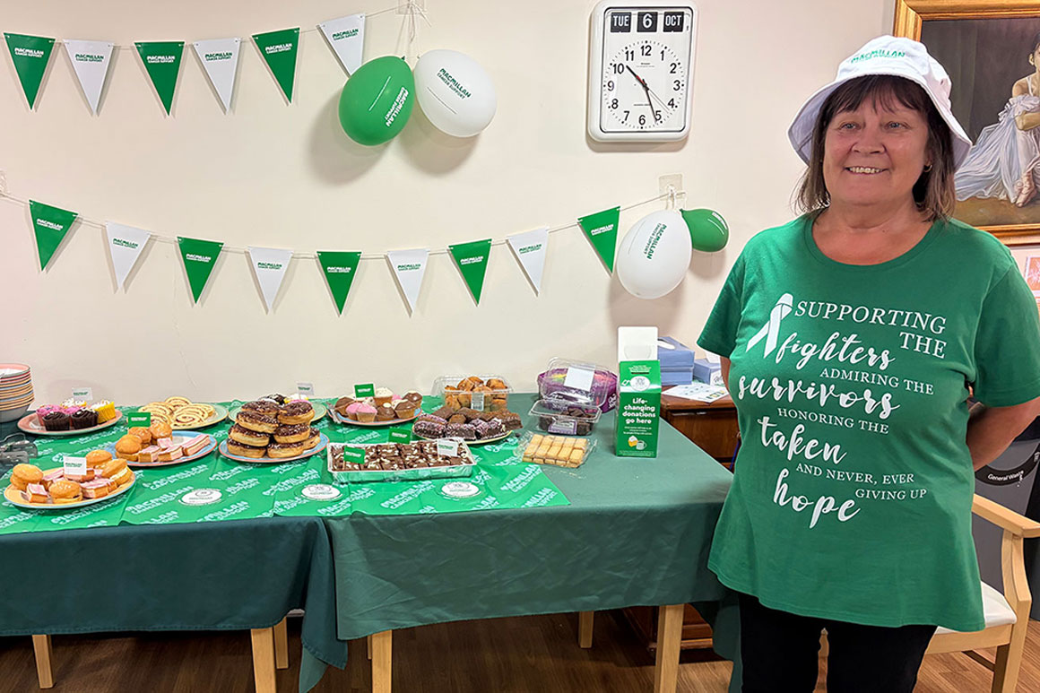 macmillan coffee morning fundraising sherrington house october 2026