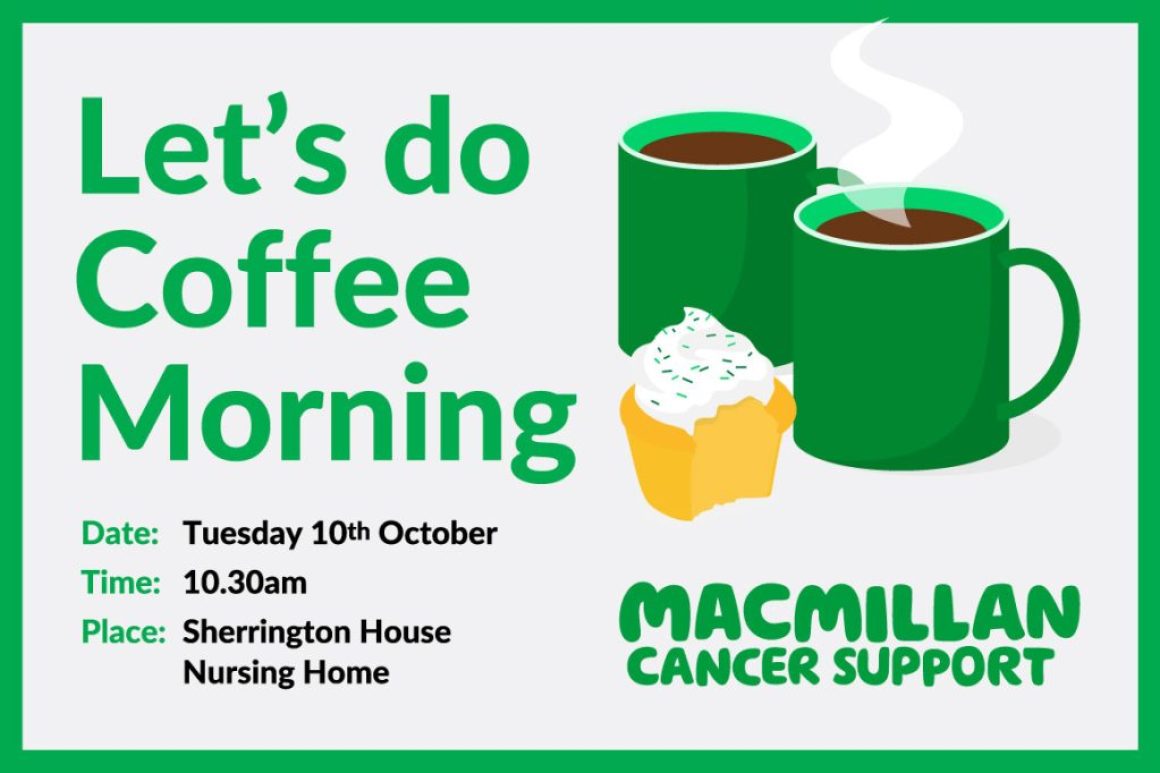 macmillan coffee morning october 2026